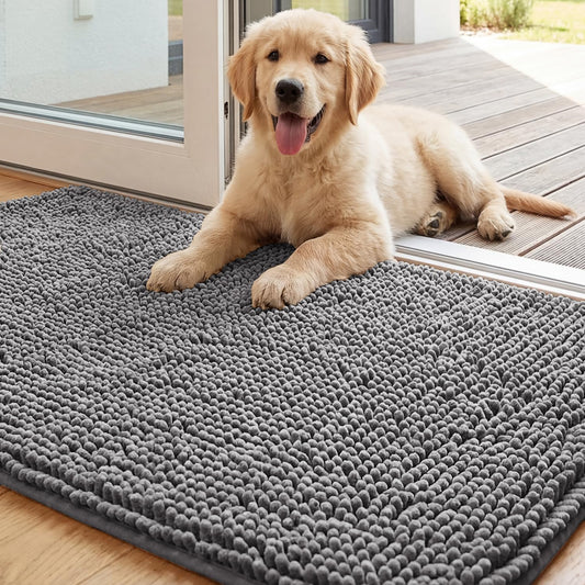 Dog Doormat For Muddy Paws - Absorbs Moisture And Dirt