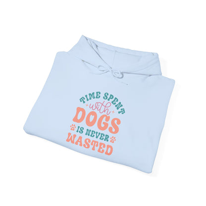 Time Spent with Dogs Hoodie - Perfect for Dog Lovers | Purrfect Pet Haven