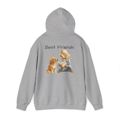 Best Friends Golden Retriever Hoodie - Cute Pet Lover