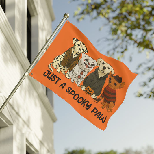 Halloween Dog Garden Flag - Spooky Pet Lover Outdoor Decoration