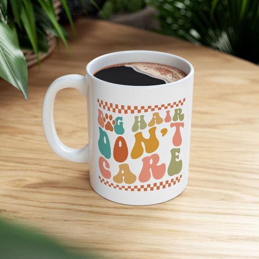 Pet Lover's Ceramic Mug - Dual Sayings Dog Mom Gift