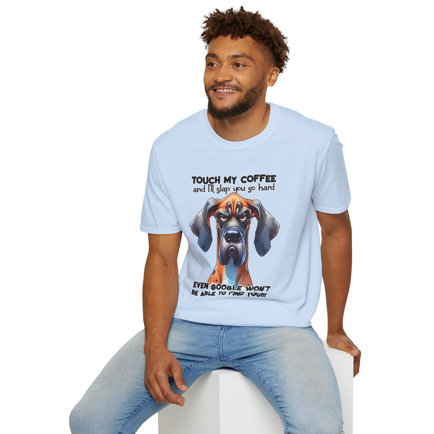 Funny Dog Coffee Lover T-Shirt - Hilarious Pet Parent Humor Tee