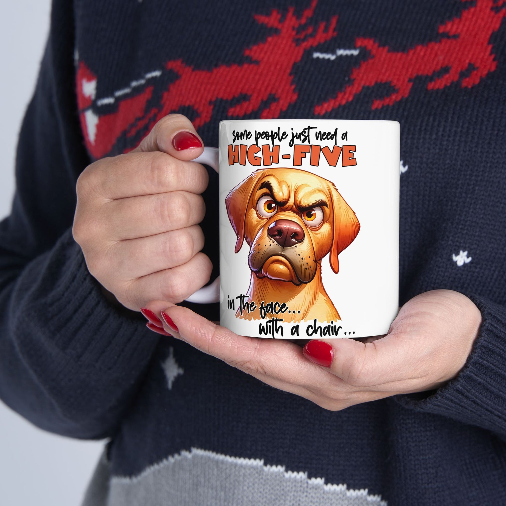 Humorous Dog Lover Ceramic Mug - Perfect Gift for Pet Owners | Purrfect Pet Haven