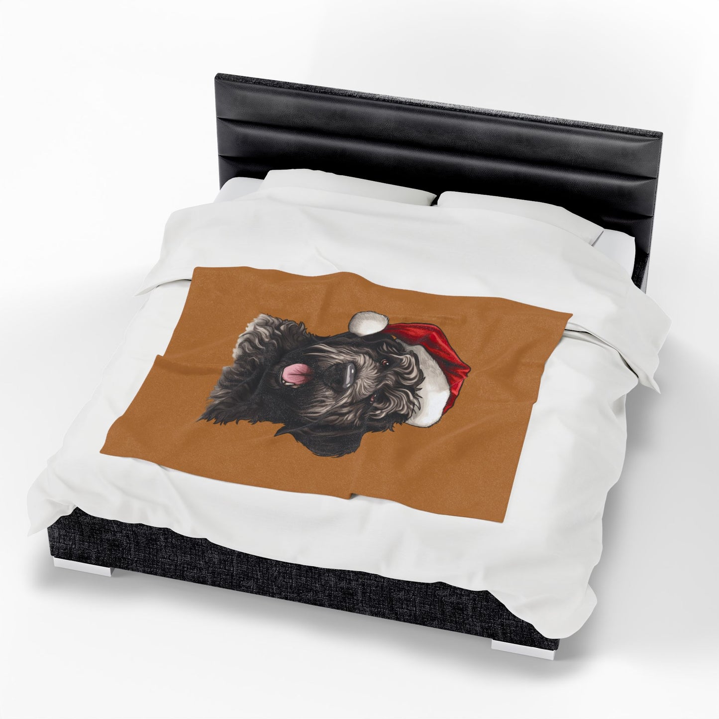 Dog Holiday Plush Blanket - Cozy Christmas Throw for Pet Lovers