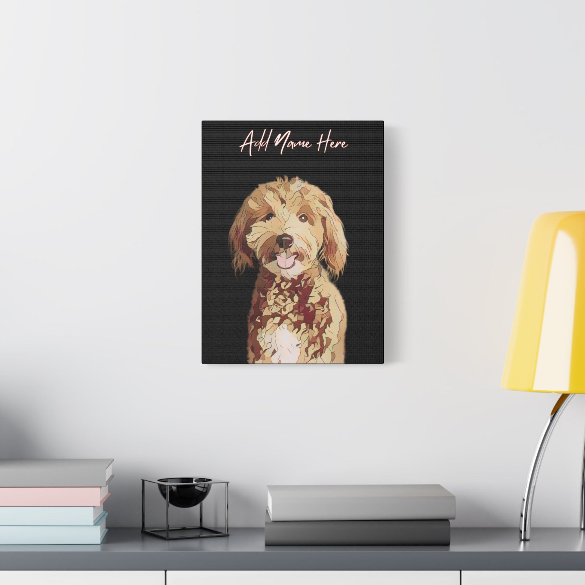 Custom Cartoonify Portrait Canvas - Personalized Art for Pet Lovers | Purrfect Pet Haven