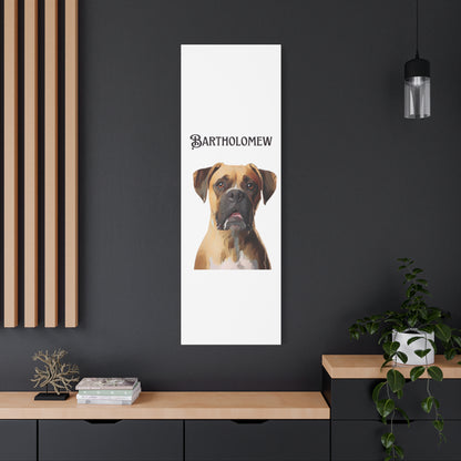 PAW-sonalized White Canvas Print | Upload Photo~Choose size | Purrfect Pet Haven