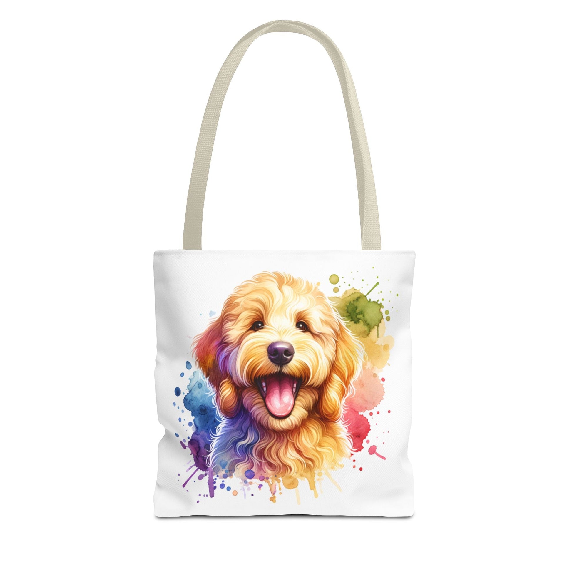 Colorful Goldendoodle Dog Lover Tote Bag - Fun Pet Art for All Occasions | Purrfect Pet Haven
