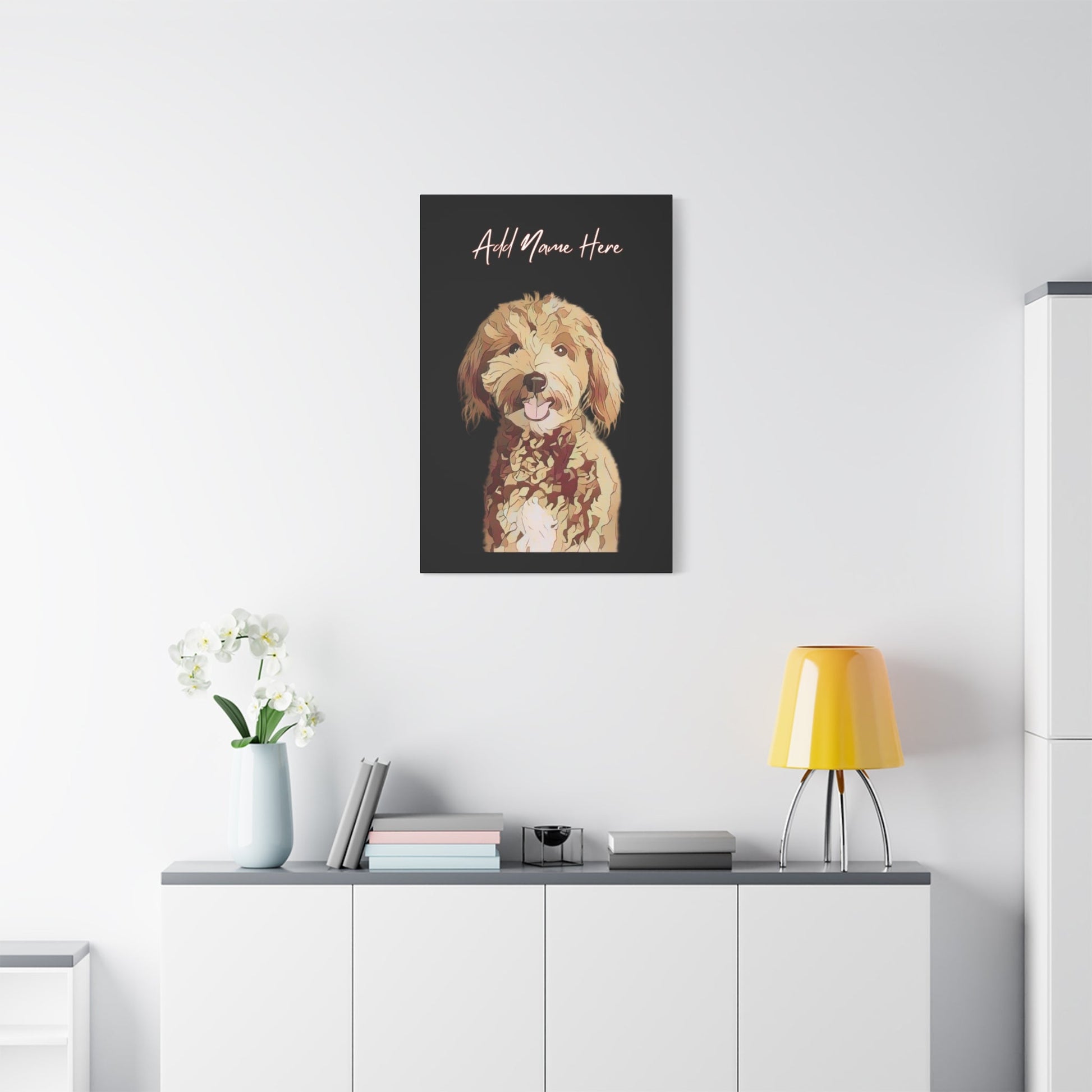 Custom Cartoonify Portrait Canvas - Personalized Art for Pet Lovers | Purrfect Pet Haven
