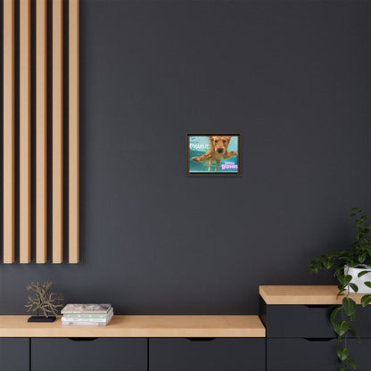 Framed Personalized Landscape Photo Canvas Wall Art - 'Add your Caption'