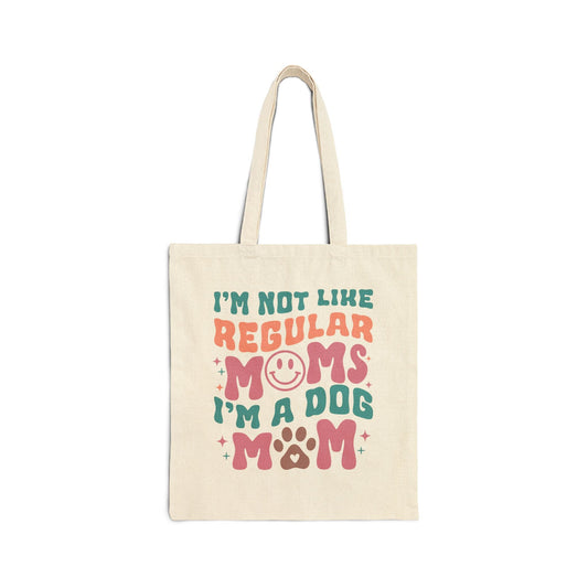 Funny Dog Mom Cotton Canvas Tote Bag - Love Has Four Paws | Purrfect Pet Haven