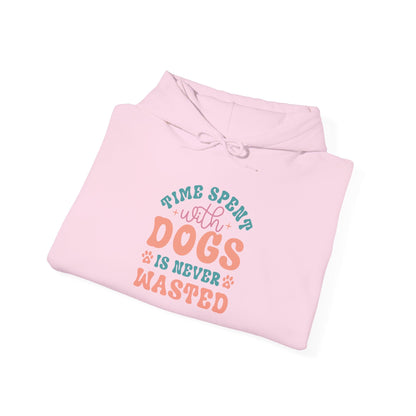 Time Spent with Dogs Hoodie - Perfect for Dog Lovers | Purrfect Pet Haven