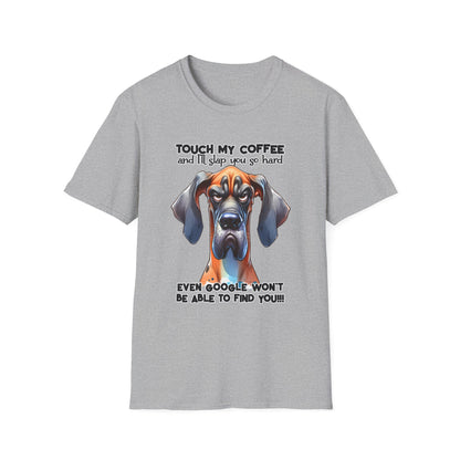 Funny Dog Coffee Lover T-Shirt - Hilarious Pet Parent Humor Tee