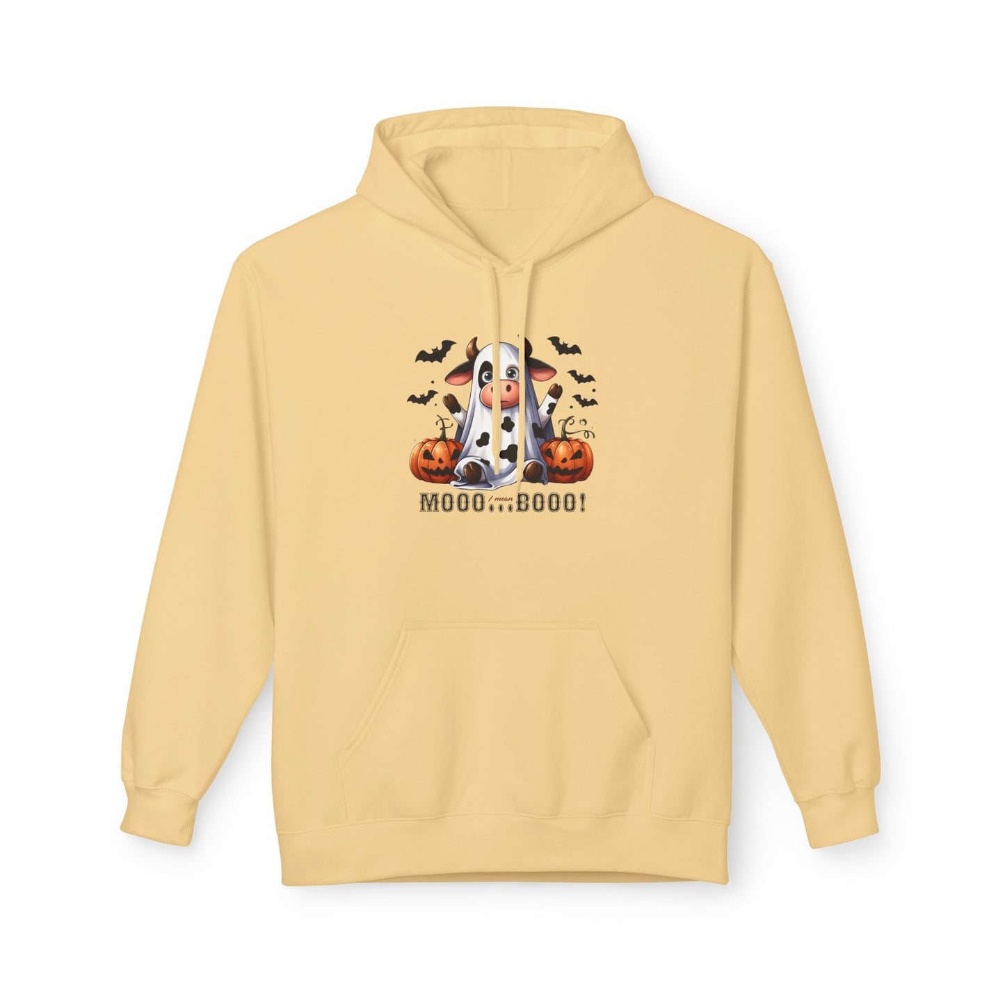 Mooo Cow Hoodie - Soft Fleece Unisex Sweatshirt