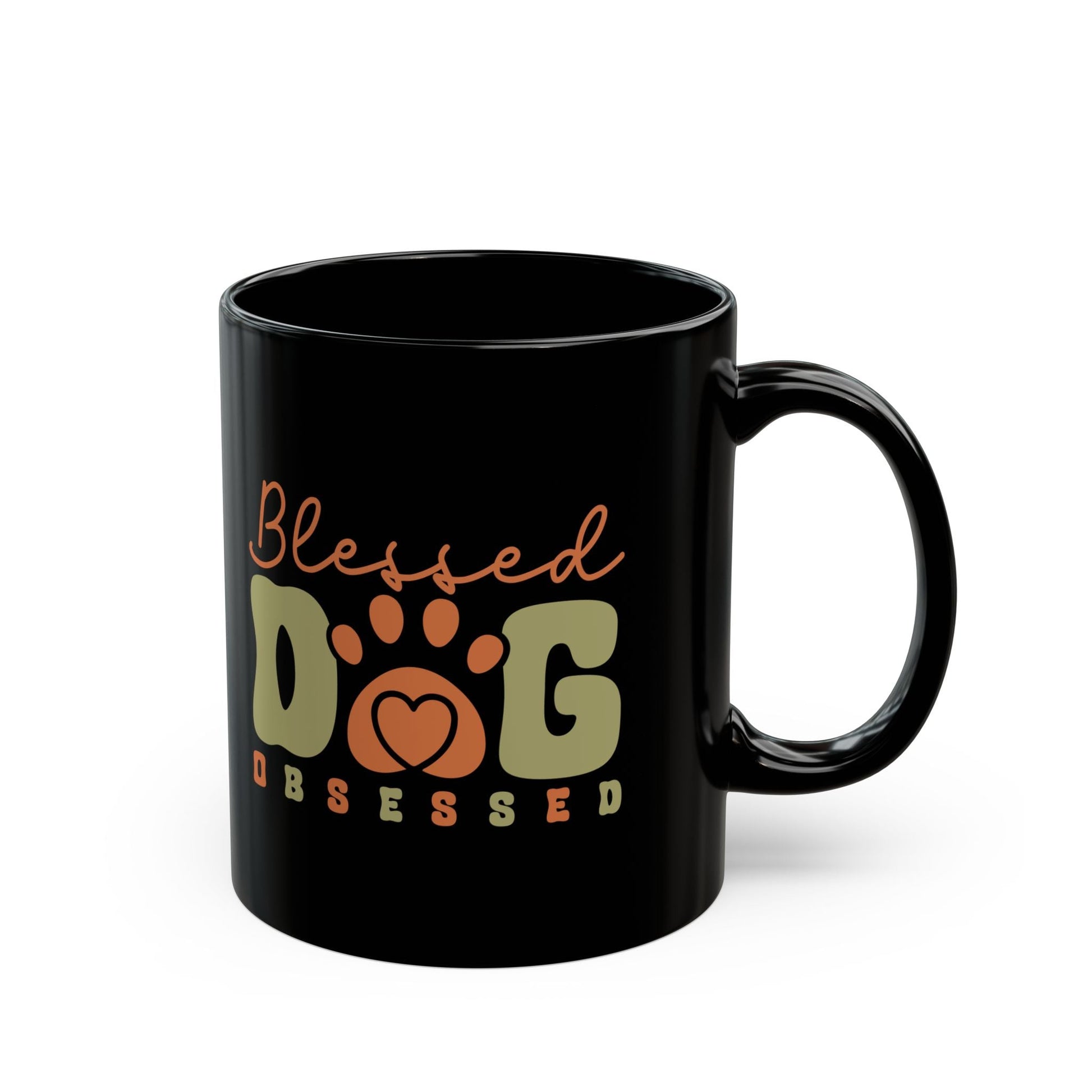 Blessed Dog Obsessed Black Mug - Perfect Gift for Dog Lovers | Purrfect Pet Haven