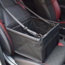 Breathable Pet Car Seat Bag - Travel Carrier with Safety Tether