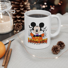 Halloween Ceramic Mug, Spooky Coffee Cup, Trick or Treat Drinkware