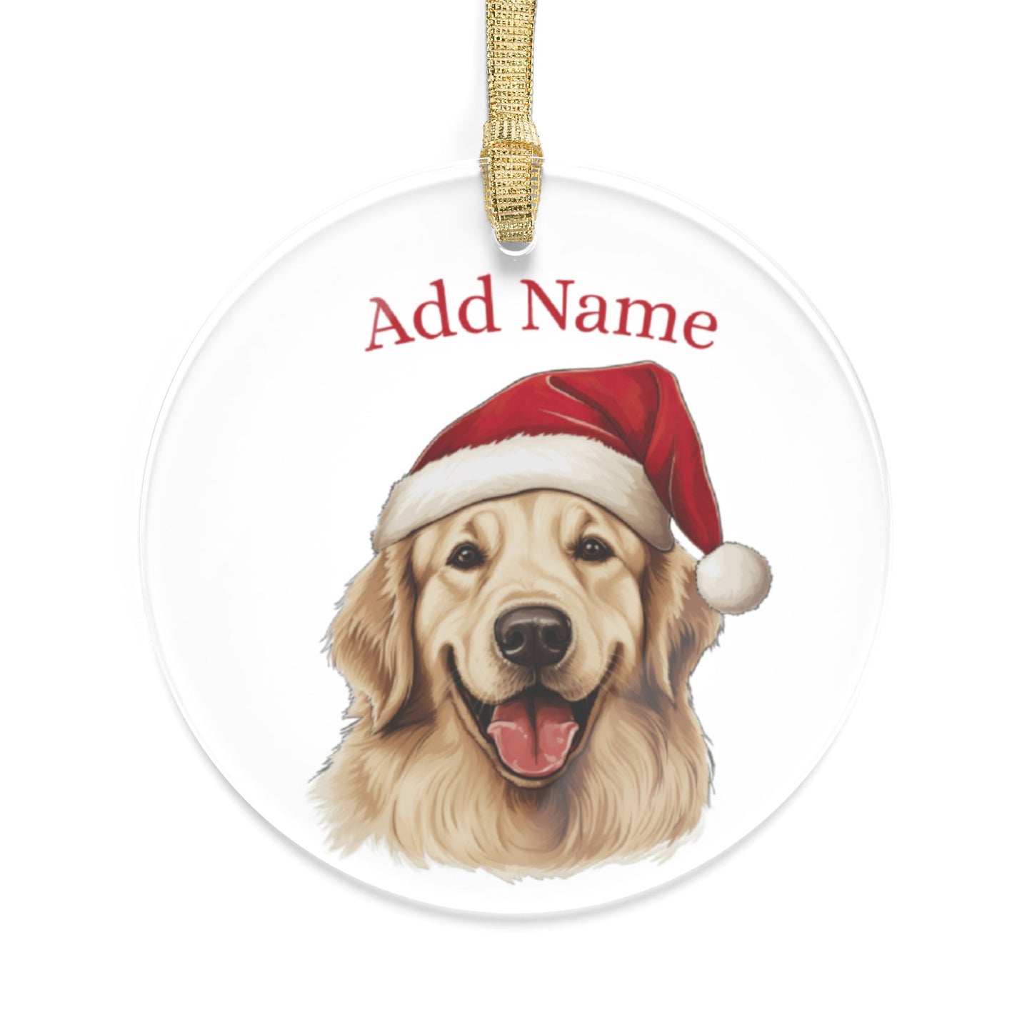 Custom Pet Ornament - Personalized Acrylic Christmas Decor