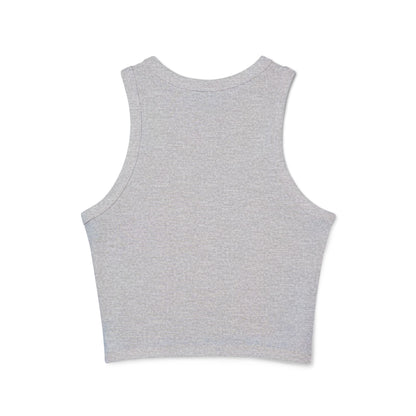 Dog Lover Coffee Micro Rib Racer Tank Top