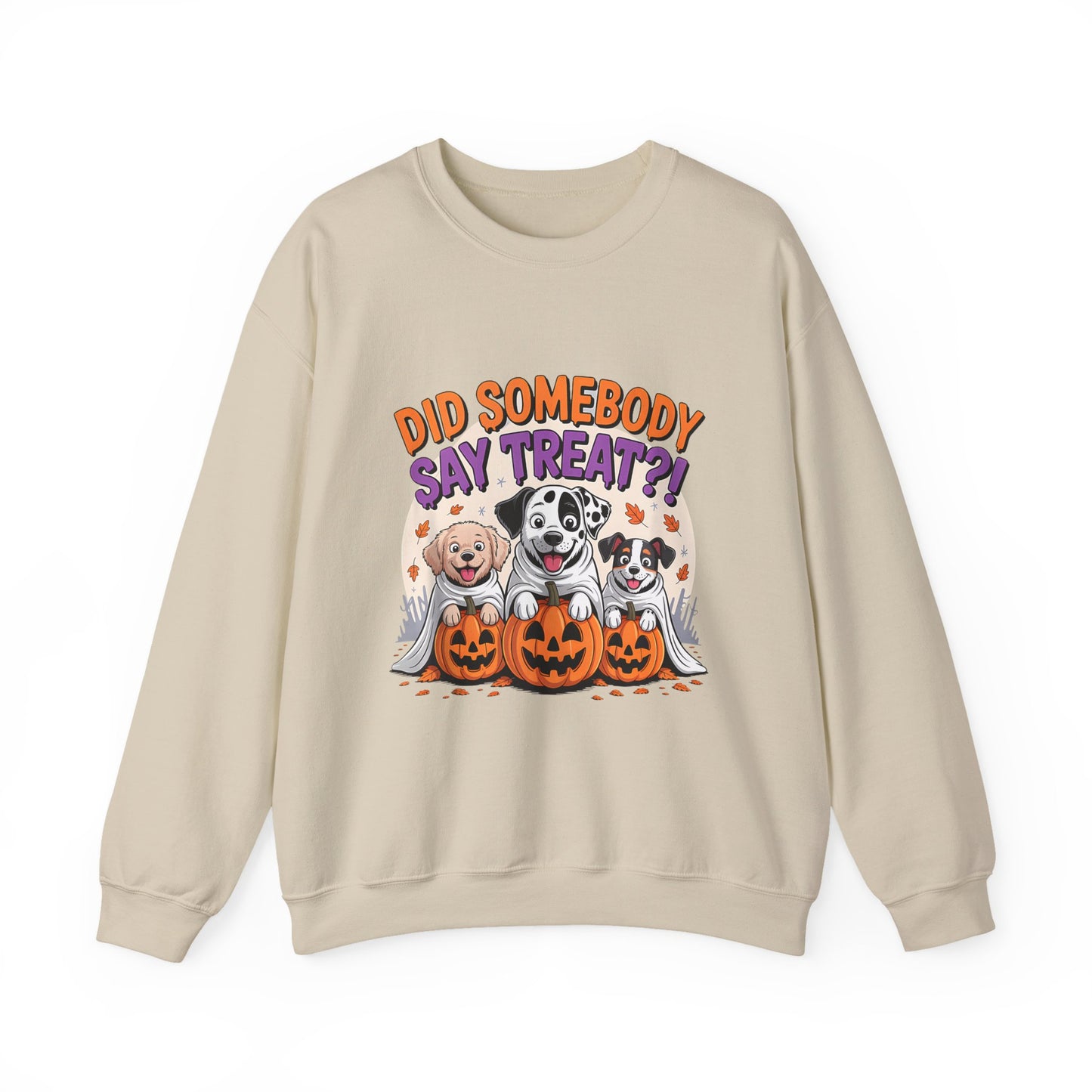 Halloween Dog Lover Crewneck - Cozy Spooky Season Pet Parent Sweatshirt