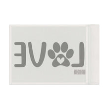 Pet Love Flag - Heart Paw Print Decor