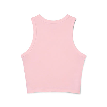 Dog Lover Coffee Micro Rib Racer Tank Top