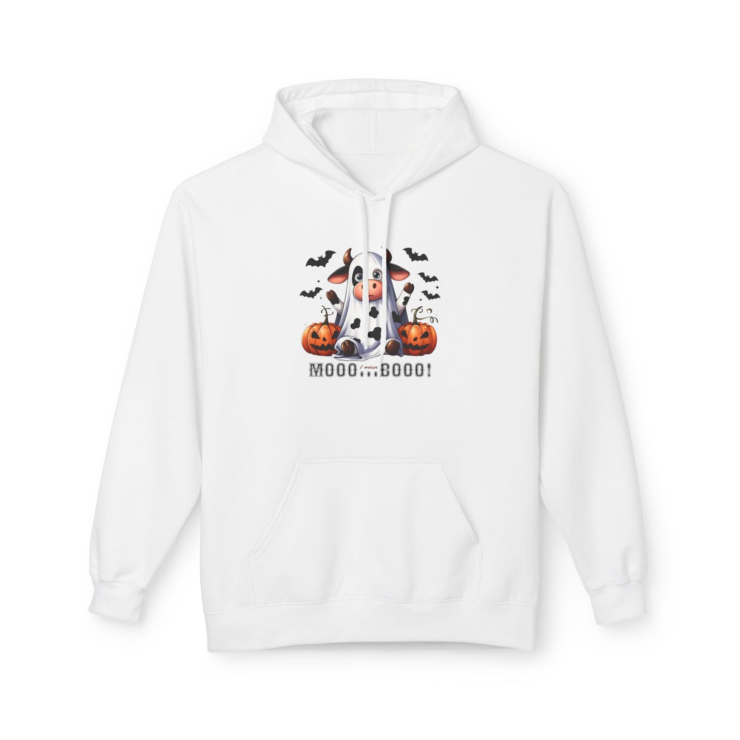 Mooo Cow Hoodie - Soft Fleece Unisex Sweatshirt