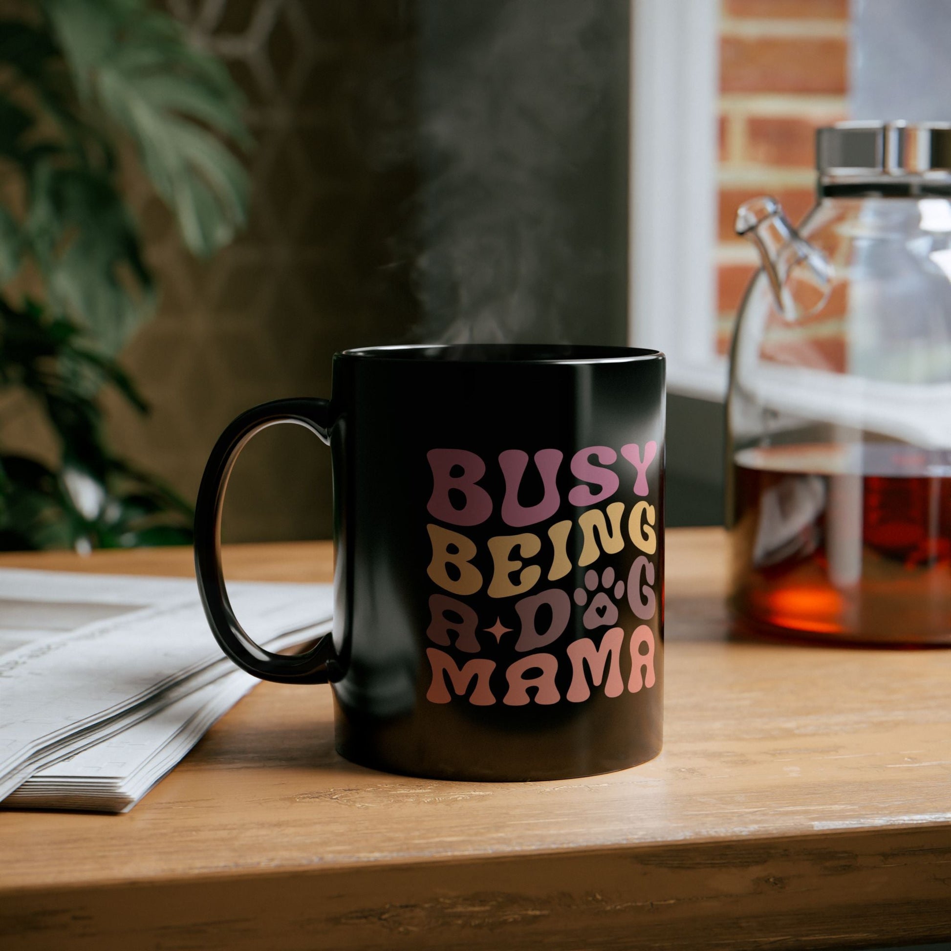Cute Dog Mama Mug - Busy Being a Dog Mama | Purrfect Pet Haven