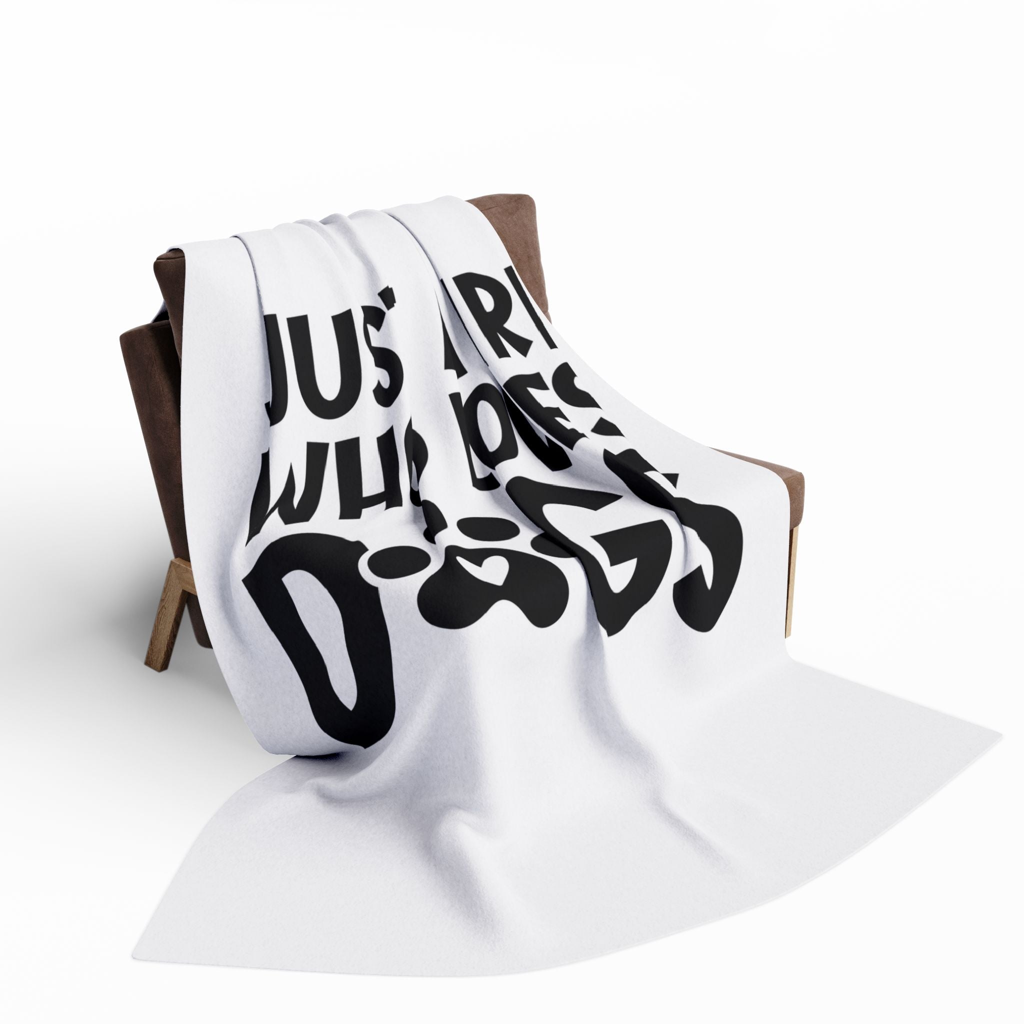 Just a Girl Who Loves Dogs - Fleece Blanket