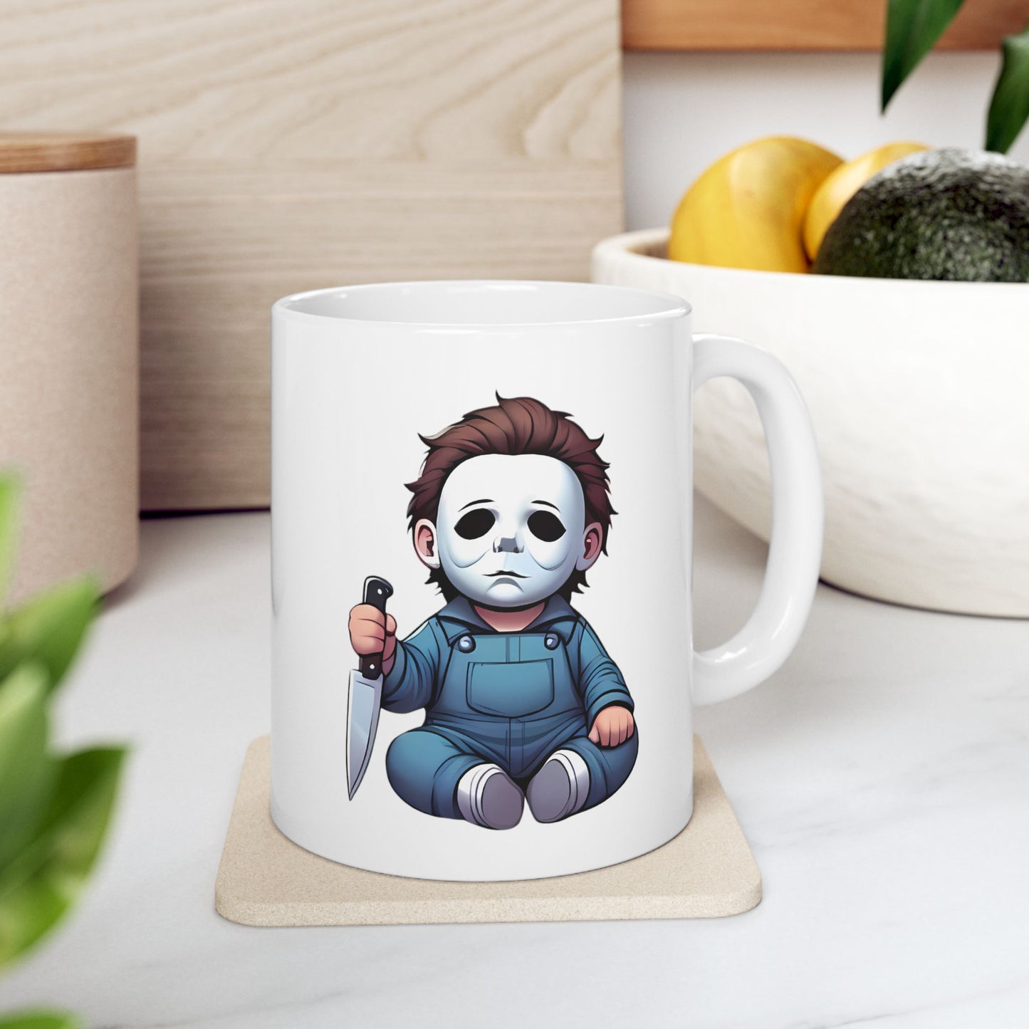 Whimsical Halloween Ceramic Mug - Coffee Lovers Gift