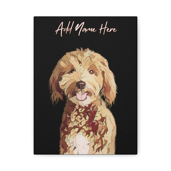 Custom Cartoonify Portrait Canvas - Personalized Art for Pet Lovers | Purrfect Pet Haven