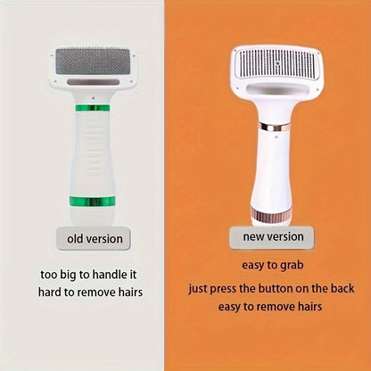 2-in-1 Portable Pet Hair Dryer And Grooming Brush For Dogs And Cats