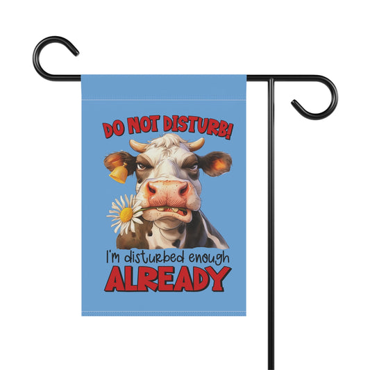 Funny Garden Banner - Do Not Disturb Cow Sign for Home & Yard Decor | Purrfect Pet Haven