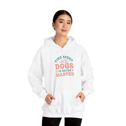 Time Spent with Dogs Hoodie - Perfect for Dog Lovers | Purrfect Pet Haven