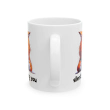 Funny Cat Ceramic Mug - 'Judging You Silently' (11oz, 15oz) | Purrfect Pet Haven