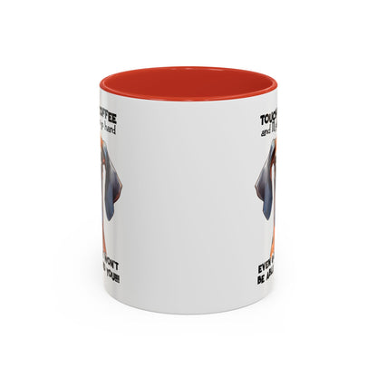 Funny Dog Coffee Mug for Pet Lovers – Tough Coffee Quote – Gift for Dog Owners | Purrfect Pet Haven