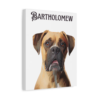 PAW-sonalized White Canvas Print | Upload Photo~Choose size | Purrfect Pet Haven
