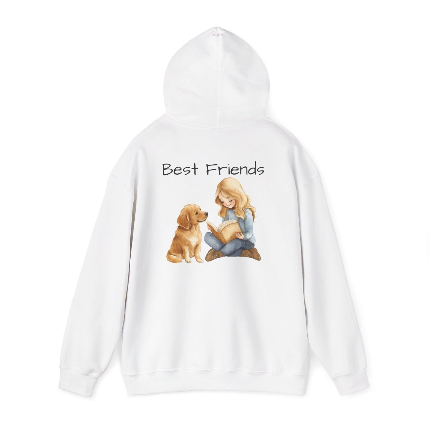 Best Friends Golden Retriever Hoodie - Cute Pet Lover