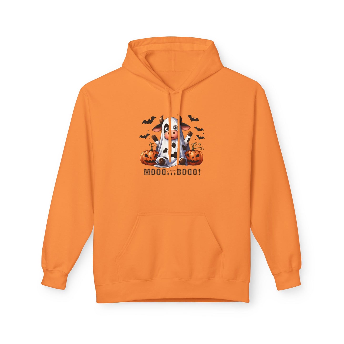 Mooo Cow Hoodie - Soft Fleece Unisex Sweatshirt