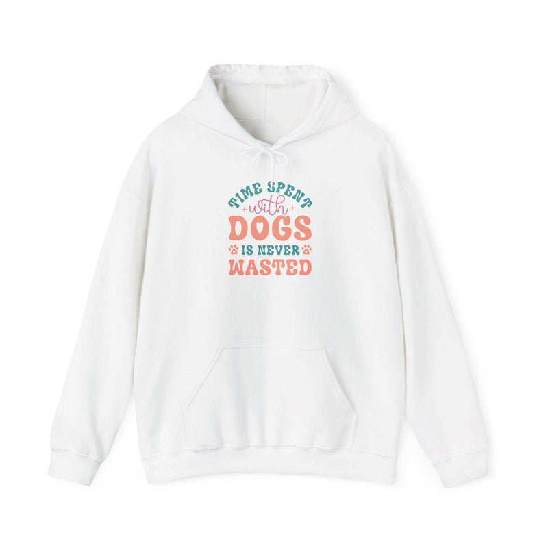 Time Spent with Dogs Hoodie - Perfect for Dog Lovers | Purrfect Pet Haven