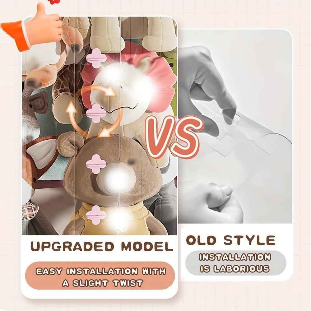 Plush Toy Storage Tower - 4-Tier Stackable Organizer - Purrfect Pet Haven