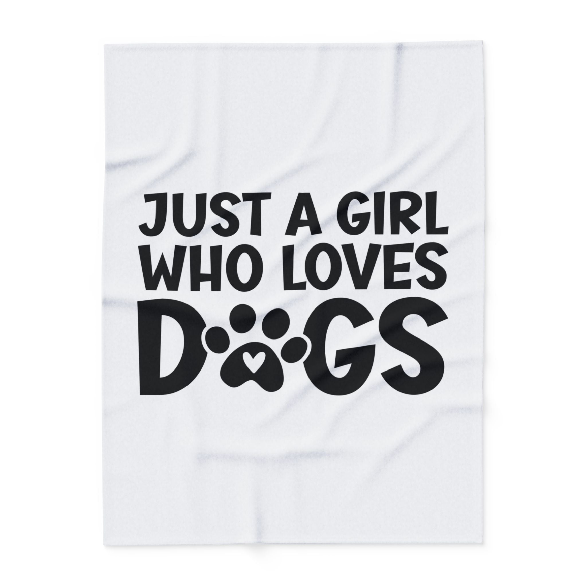 Just a Girl Who Loves Dogs - Fleece Blanket - 0