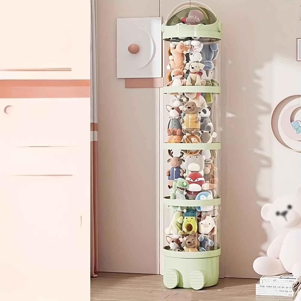 Plush Toy Storage Tower - 4-Tier Stackable Organizer - Purrfect Pet Haven