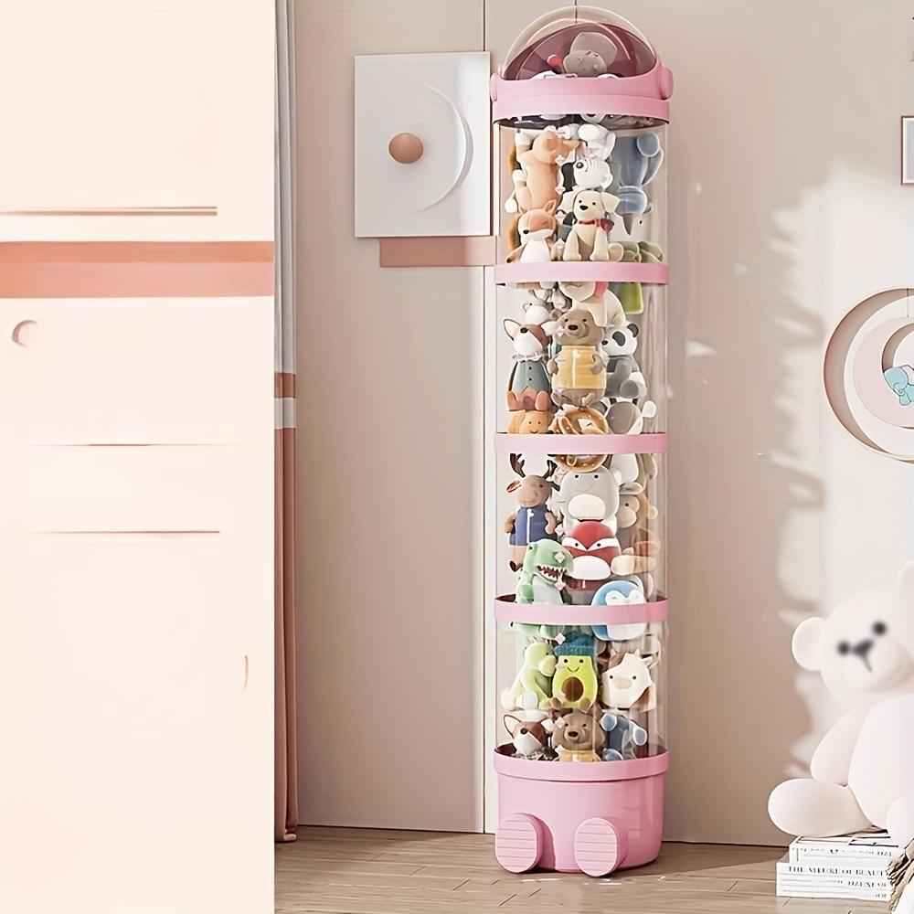 Plush Toy Storage Tower - 4-Tier Stackable Organizer - Purrfect Pet Haven