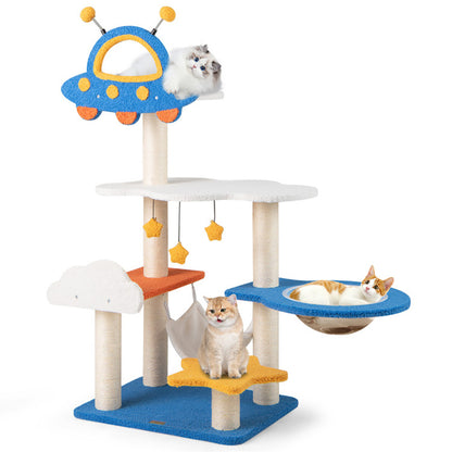 49 Inch UFO Cat Tree - Space Capsule