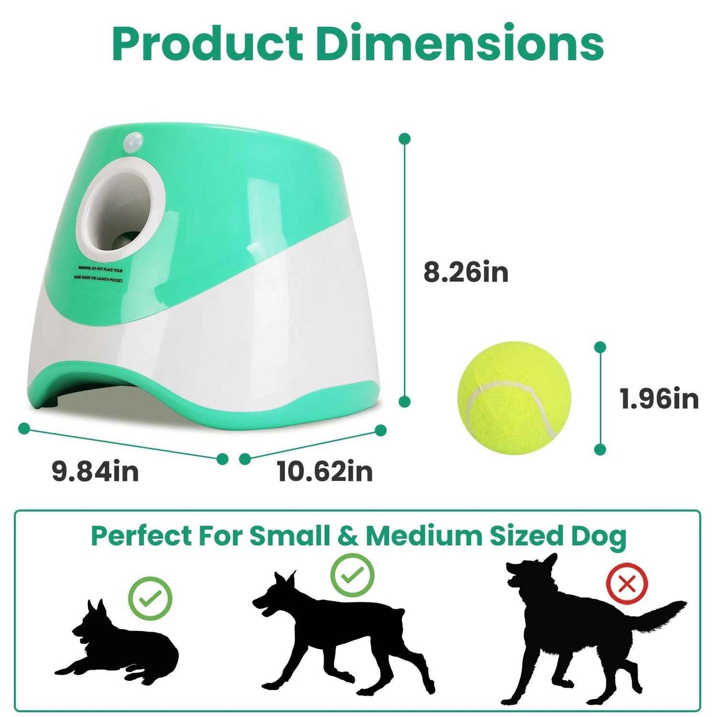 Automatic Dog Ball Launcher - Rechargeable Fetch Machine - Purrfect Pet Haven