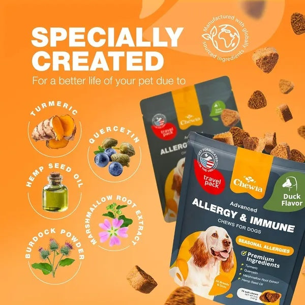 Dog Allergy Relief Chews - Itch Support - Purrfect Pet Haven