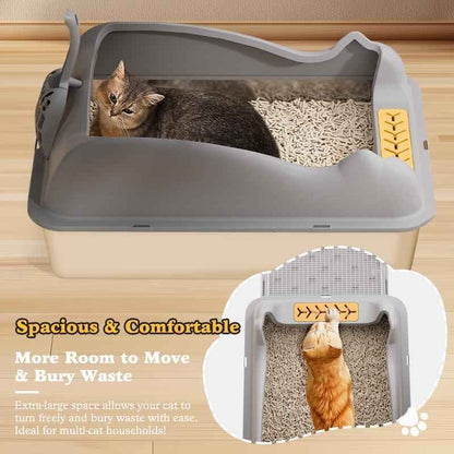 Stainless Steel Cat Litter Box - Large Rust-Free - Purrfect Pet Haven