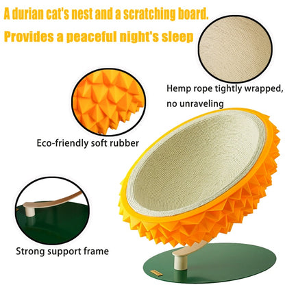 Cat Scratching Post - Durian Shape 3-in-1 Bed & House - Purrfect Pet Haven