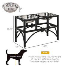 Elevated Dog Bowls - Stainless Steel Raised Feeding Station - Purrfect Pet Haven