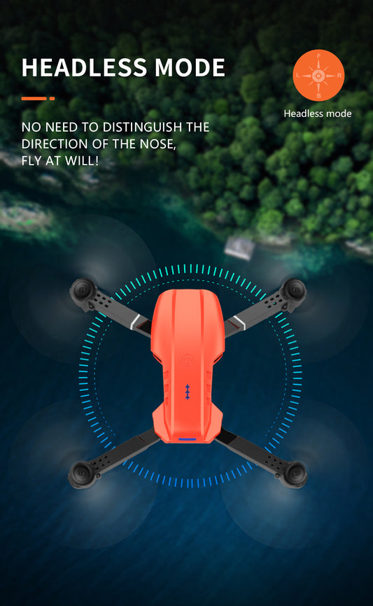 E99 Smart Pet Photography Drone - Foldable RC Camera with Real-Time Video